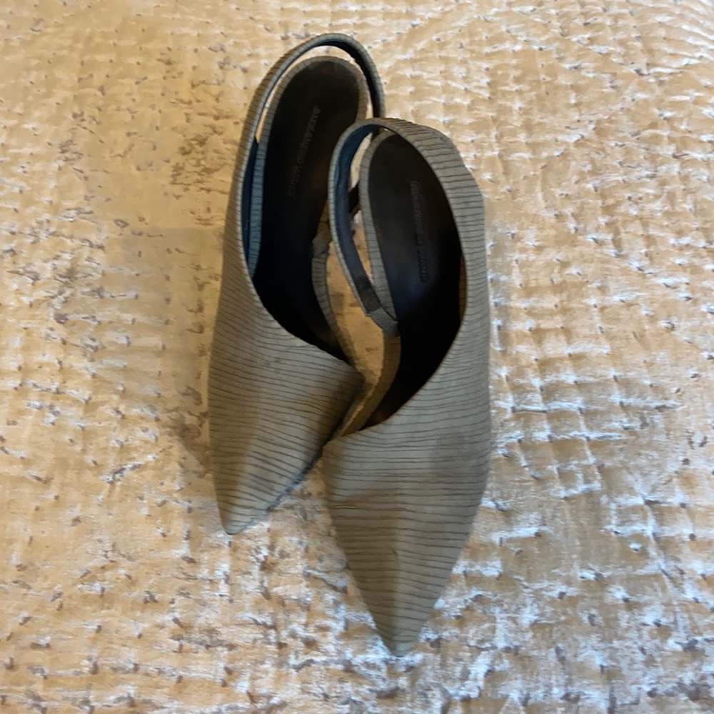 4” Gray Alexander Wang Heels Size 38